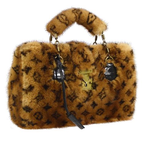 louis vuitton bag fur with symbols|lv monogram handbags.